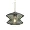 Besa Lighting Zen Cord Pendant, Moss Bubble, Bronze Finish, 1x60W Incandescent 1JT-ZENMS-BR - alternate 1
